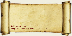 Jadranka Blagojević vizit kartica